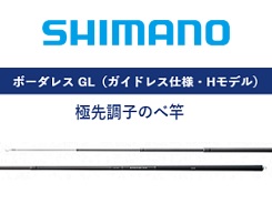 シマノ ２０ボーダレスＧＬ ９Ｈ＋３６０Ｔ（ガイドレス仕様・Ｈモデル